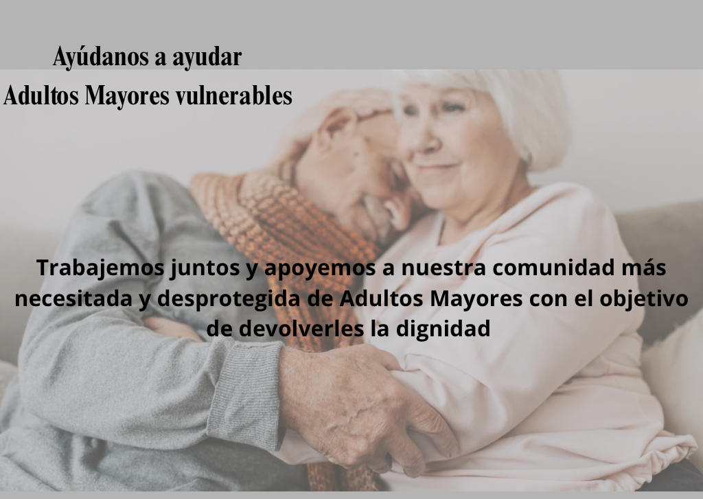 Adultos mayores beneficiados por Fundación María Bonnebas